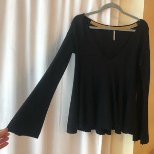 Free People Bell Sleeve Sweater
